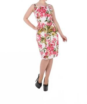 NEW ORCHID BLOOM floral wiggle dress in pink